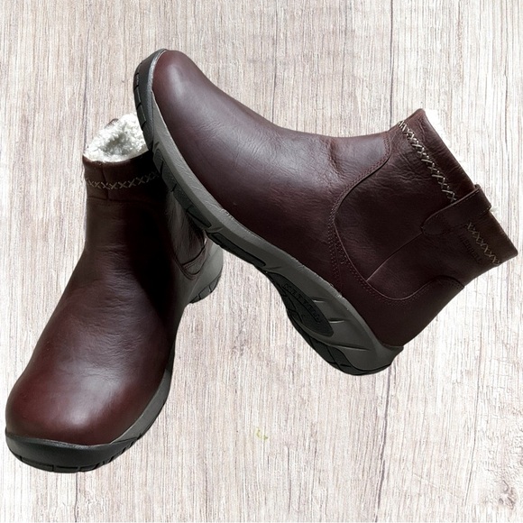 Merrell Womens Size 10 Encore 4 Waterproof Bluff Zip Polar Sable Winter Boots - Picture 5 of 12